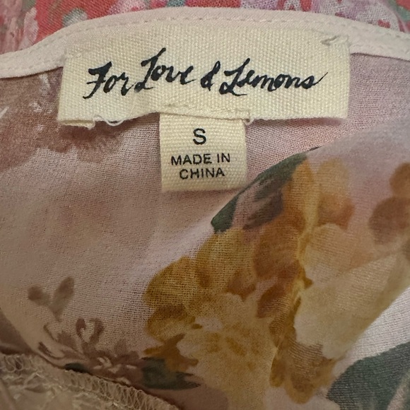 For love & lemons Floral Mini Dress - Picture 9 of 9